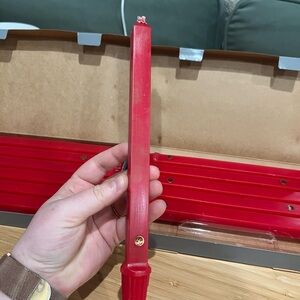 🔴 12 PartyLite Red Rectangular 10” Candles